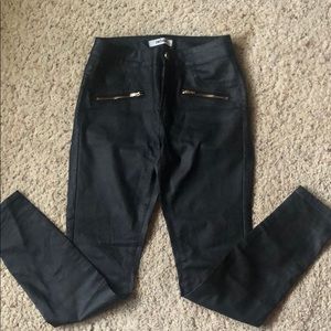 Pleather pants